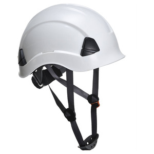 White PS53 Endurance Working at Height Safety Helmet - With Chin Strap